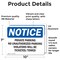 Signmission Private Parking No Unauthorized Parking OSHA Notice Sign, Vinyl Decal, 10in W x 7in L, 2PK OS-2PACK-NS-D-710-L-17821 - alternate 2